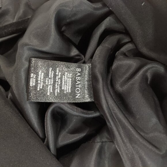 NWOT Aritzia  Babaton black lyocell motorcycle jacket US size 4 - Picture 4 of 4